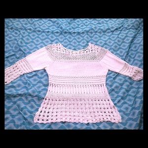Handmade knitted top